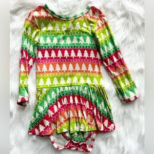 Bums and Roses Ruffle Dress